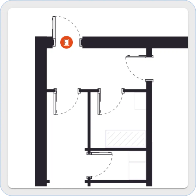 Sentient apartment image map widget