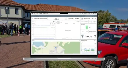 Wireless data transmission enabled by SENTIENT and LoRaWAN