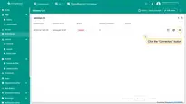 On the “SENTIENT IoT Gateways” dashboards page, click the “Connectors” button.
