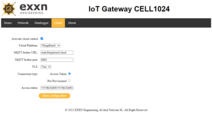 Activate the Cloud control and configure all the parameters to connect the device to the specific SENTIENT platform via MQTT.