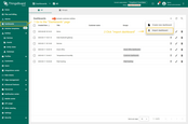 Navigate to the "Dashboards" page. By default, you navigate to the dashboard group "All". Click on the "plus" icon in the top right corner. Select "Import dashboard".