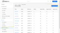 Login to ChirpStack server. Go to the Device profiles page and click on Add device profile button.