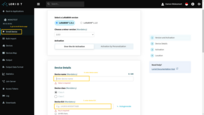 Go to the "Enroll Device" page. Fill in the fields, with a configuration from your device.
