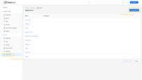 Go to the Applications page, and click on "Add application".