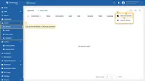 Log in to your SENTIENT Edge instance and go to the Entities > Devices section. Click the “+” button in the top-right corner and select Add new device.