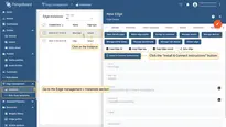 Go to the Edge management > Instances section of your SENTIENT instance, and click on the Instance. Then, click the "Install & Connect Instructions" button.