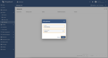 In the opened modal window input the gateway name, specify the "default" device profile, and click "Create".