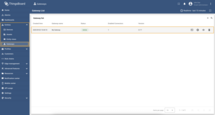 Go to "Entities" → "Gateways" in the left sidebar and select your gateway.