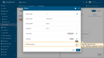 Click “pencil” icon of the “Attribute requests” section to add new attribute request;