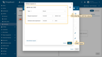 Select the request type, enter request expression, and attribute name expression. Click “Apply”.
