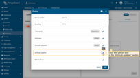 Click “pencil” icon of the “Attribute updates” section to add new attribute update;