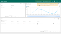 You are now logged in as a customer user. Since this user has read-only access, you can view device data and its alarms, but you cannot acknowledge or clear them.