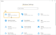 Press the Win + X, then select "System". Then click on the "System" page;