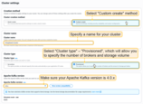Make sure your Apache Kafka version is 3.7.x.