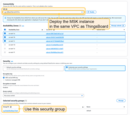 Make sure your <b>Valkey cluster</b> is accessible from the <b>SENTIENT cluster</b>. The easiest way to achieve this is by <b>deploying the Valkey cluster in the same VPC</b>. We also recommend using <b>private subnets</b>. Use your <b>group ID</b>.