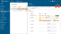 Select the object instance that you want to configure. Tick in the "Attribute" and "Observe" checkbox, and click "+" icon button to add the attribute.