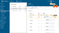 Save the device profile configuration.