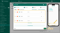 Configure the layout for quick access to the features and dashboards you use most often. Add new menu items, customize icons and labels, and reorganize the navigation menu of the SENTIENT Professional Edition mobile app to fit your needs. Click "Next" to continue.
