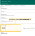 Upload desired image to <b>Device profile image</b> field
