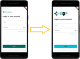 You should see your logo image on the top of the login form. Buttons and background should be colored according to the selected color palette.