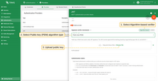 Upload a PEM-encoded public key file. ST-RMQTT will use this key to verify JWTs signed with the corresponding private key.
