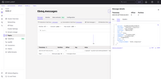 The message from the ST-RMQTT Kafka integration should be available in the messages table.