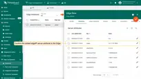 Confirm the added <b>"edgeIP"</b> server attribute to the Edge.