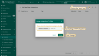Click the <b>"+"</b> button at the top right of the corner. Select your integration from the drop-down menu and click the <b>"Assign"</b> button.