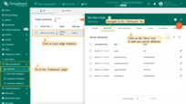 Go to the <b>Edge management > Instances</b> section, click on your edge instance to open <b>"Edge details"</b> window, and navigate to the <b>"Attributes"</b> tab. To add a new <b>server attribute</b> to Edge, click the <b>"plus"</b> button.