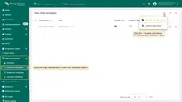 Sign in to your <b>SENTIENT Professional Edition</b> instance and go to the <b>Edge Management > Rule chain templates</b> section. To add a new Rule chain, click the <b>"+"</b> button in the top right corner and choose the <b>"Create new rule chain"</b> option.