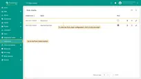 Sign in to your <b>SENTIENT Edge PE</b> instance and go to the <b>Rule chains</b> section. To view the Rule chain configuration, click on the rule chain.