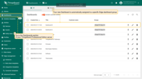 Log in to your <b>SENTIENT Server</b> and go to the <b>“Dashboards”</b> section to see that the changes have been applied to the <b>SENTIENT Server</b>. Make sure you are connected to the internet.