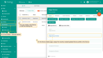 Go to the <b>Entities > Devices</b> section. By default, you will be taken to the <b>"All"</b> tab. If you want assign the <b>Device</b> to a specific group, navigate to the <b>"Groups"</b> tab. You can create a new <b>Device</b> or edit the existing one. On the <b>"Device details"</b> page, assign newly created (or updated) <b>Device profile</b> to this <b>Device</b>. Click the <b>“Apply changes”</b> button.