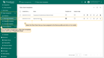 Log in to the <b>SENTIENT Cloud</b> and go to the <b>Edge management > Rule chain templates</b> section to modify the <b>Rule Chain</b> you have assigned to the <b>Device profile</b>. <i>Note: If you use <b>Edge version 4.0</b>, you can proceed with <b>Rule Chain</b> configurations on the <b>Edge</b> instance.</i>