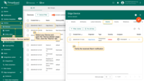 To verify that the notification is propagated to the <b>Cloud</b>, log in to the <b>SENTIENT Cloud (Server)</b> and go to the <b>Entities > Devices</b> section, open the <b>"device details"</b> page and select the <b>“Alarm”</b> tab.