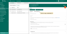 Copy TLS credentials ID.
