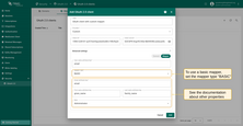To use a basic mapper, set mapper type "Basic".