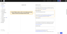 As well, please update your allowed Callback URLs;