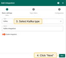Select "HTTP" as the integration type and click "Next".