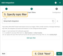 Change default topic filter to "st-rmqtt/mqtt-integration" and click "Next".