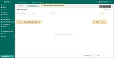 Open Shared Subscriptions page and click on the "plus" icon.