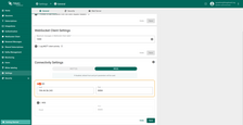 The WS host is changed to custom IP address.