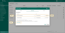 Add, edit or remove subscriptions.