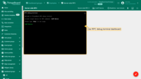 Use RPC debug terminal widget in your SENTIENT instance