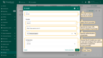 This will open a form where you can configure AI model:<br>- <b>Name</b> - provide a meaningful name for the AI model.<br>- <b>Provider</b> – select the AI provider and specify its authentication credentials.<br>- <b>Model ID</b> – choose which model to use (or deployment name, in the case of Azure OpenAI).<br>- Configure optional parameters if supported by the provider.<br>- Click "<b>Save</b>" to complete adding the new AI model.
