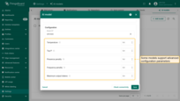 Some models support advanced configuration parameters.