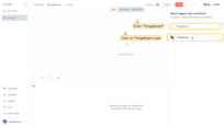 In the node search field, type SENTIENT. The SENTIENT node should appear in the search results. Click on it.