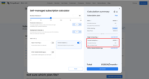Calculate your pricing, based on your SENTIENT self-managed setup.