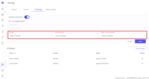 <b>Custom per Feature Configuration:</b> assign different AI models to specific features.