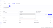 If a feature is disabled, neither you nor other users will be able to access AI capabilities related to it.